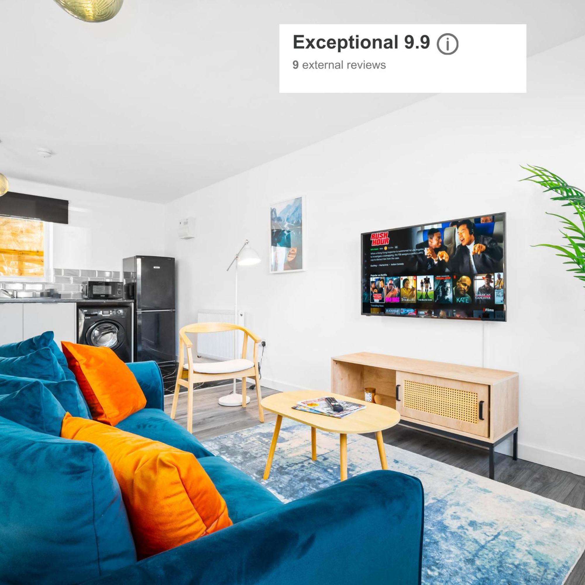 Modern Apartment - Cradley Heath - Top Rated - Netflix - Wifi - 1Mh สเมทิก ภายนอก รูปภาพ
